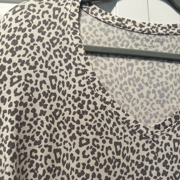LIKE NEW AMERICAN EAGLE SOFT AND SEXY LEOPARD PRINT TUNIC - Size Small SKU:39 - Picture 2 of 5